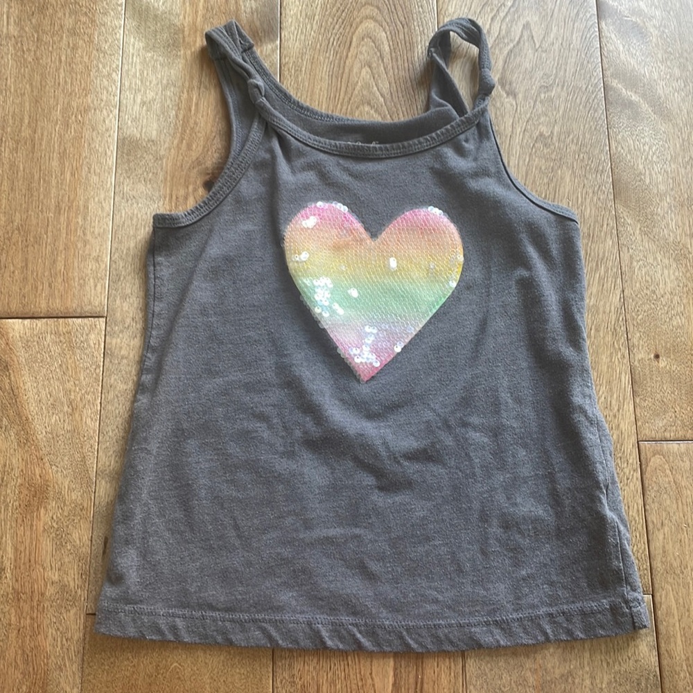 Girls sequin tank size 6